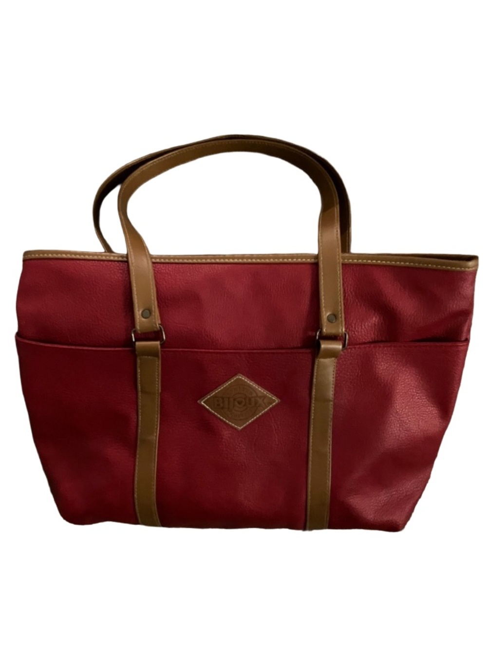Like New!! Used Once! BIJOUX Limited Edition Vegan Leather Tote Bag